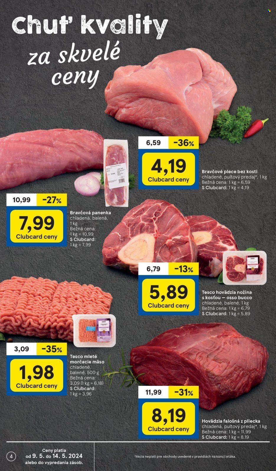 Leták TESCO - 9.5.2024 - 14.5.2024. Strana 4