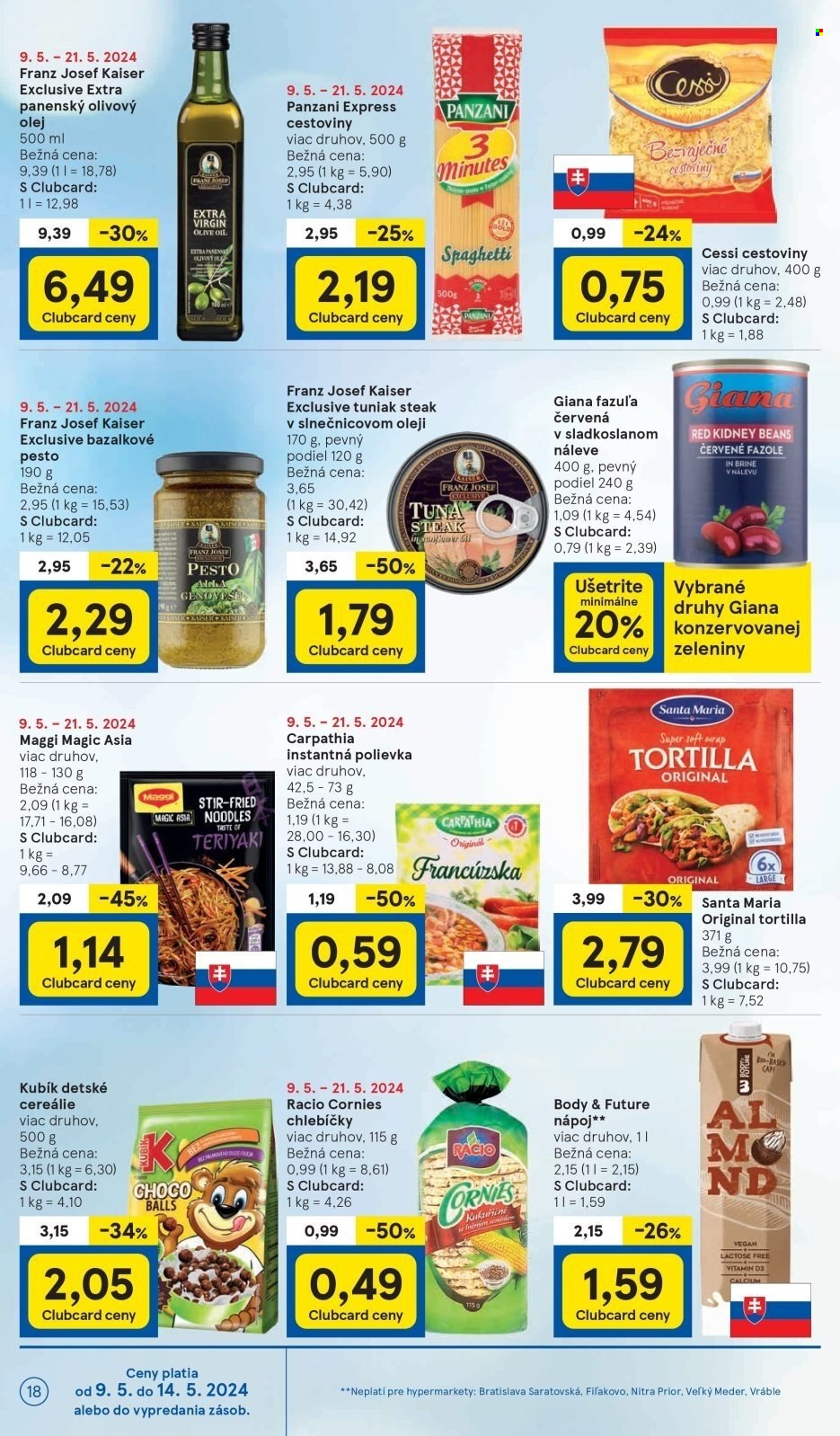 Leták TESCO - 9.5.2024 - 14.5.2024. Strana 18