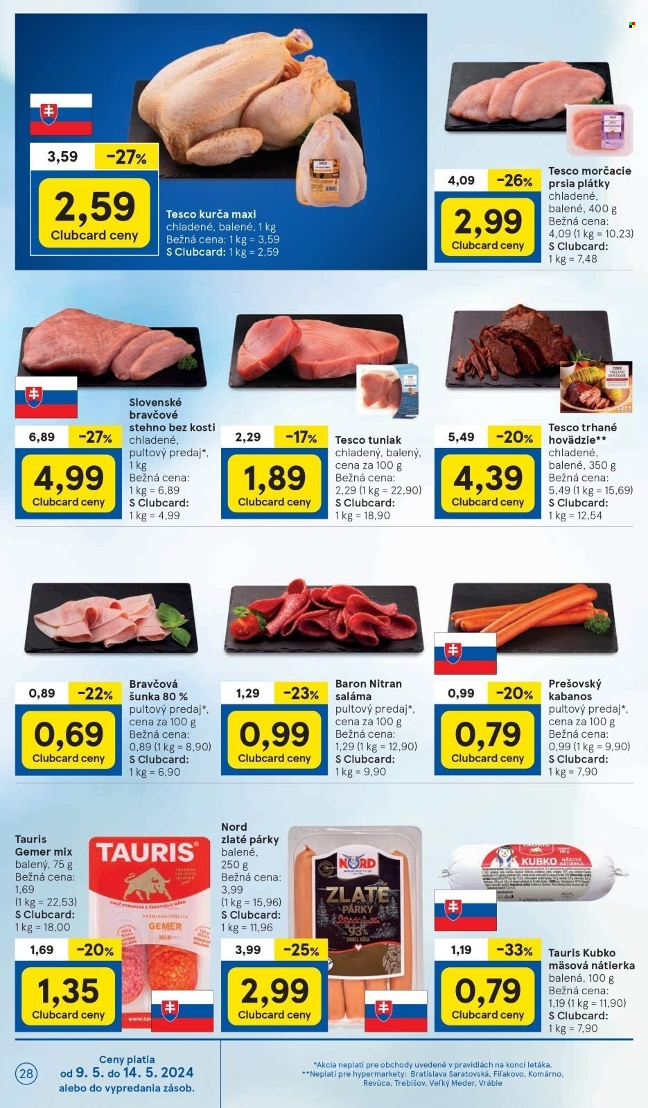 Leták TESCO - 9.5.2024 - 14.5.2024. Strana 28