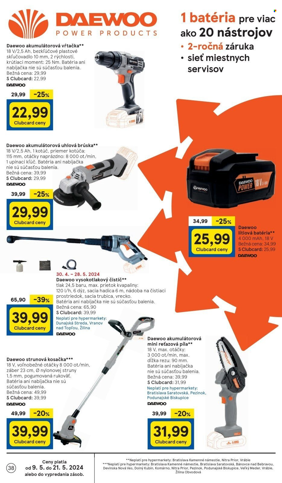 Leták TESCO - 9.5.2024 - 14.5.2024. Strana 38
