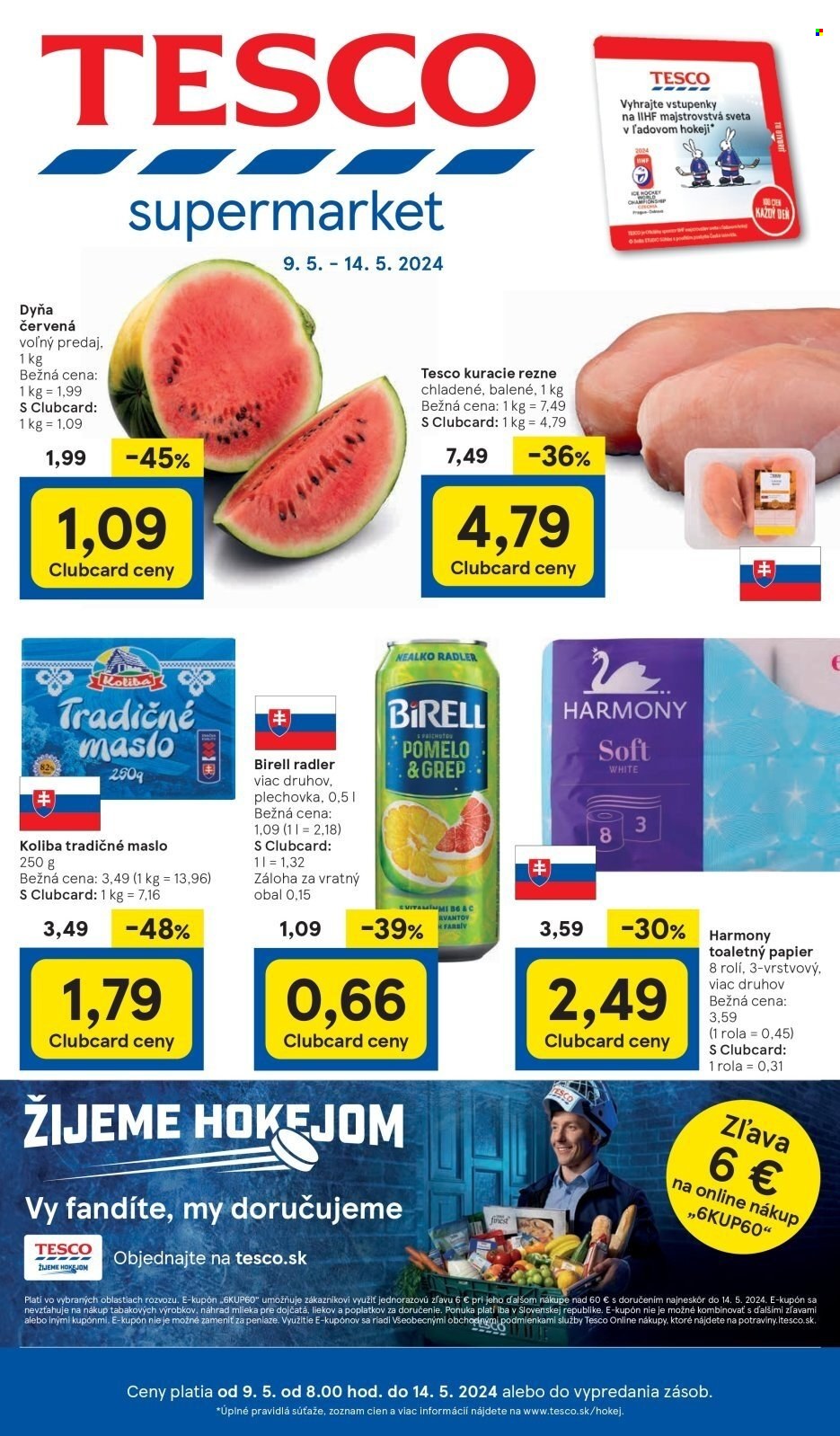 Leták TESCO supermarket - 9.5.2024 - 14.5.2024. Strana 1