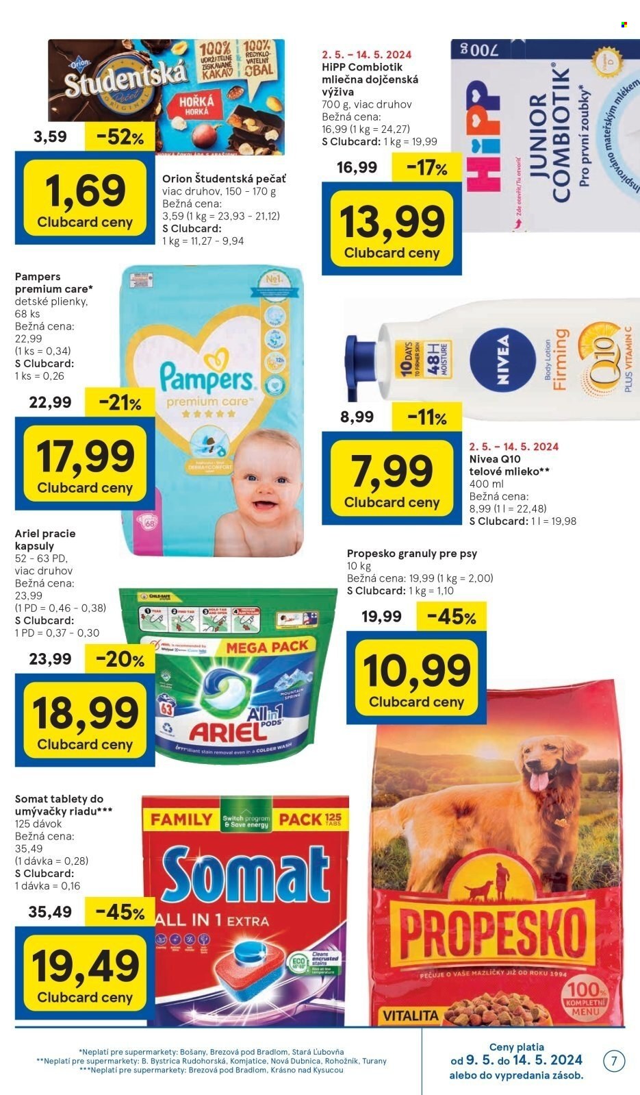 Leták TESCO supermarket - 9.5.2024 - 14.5.2024. Strana 7