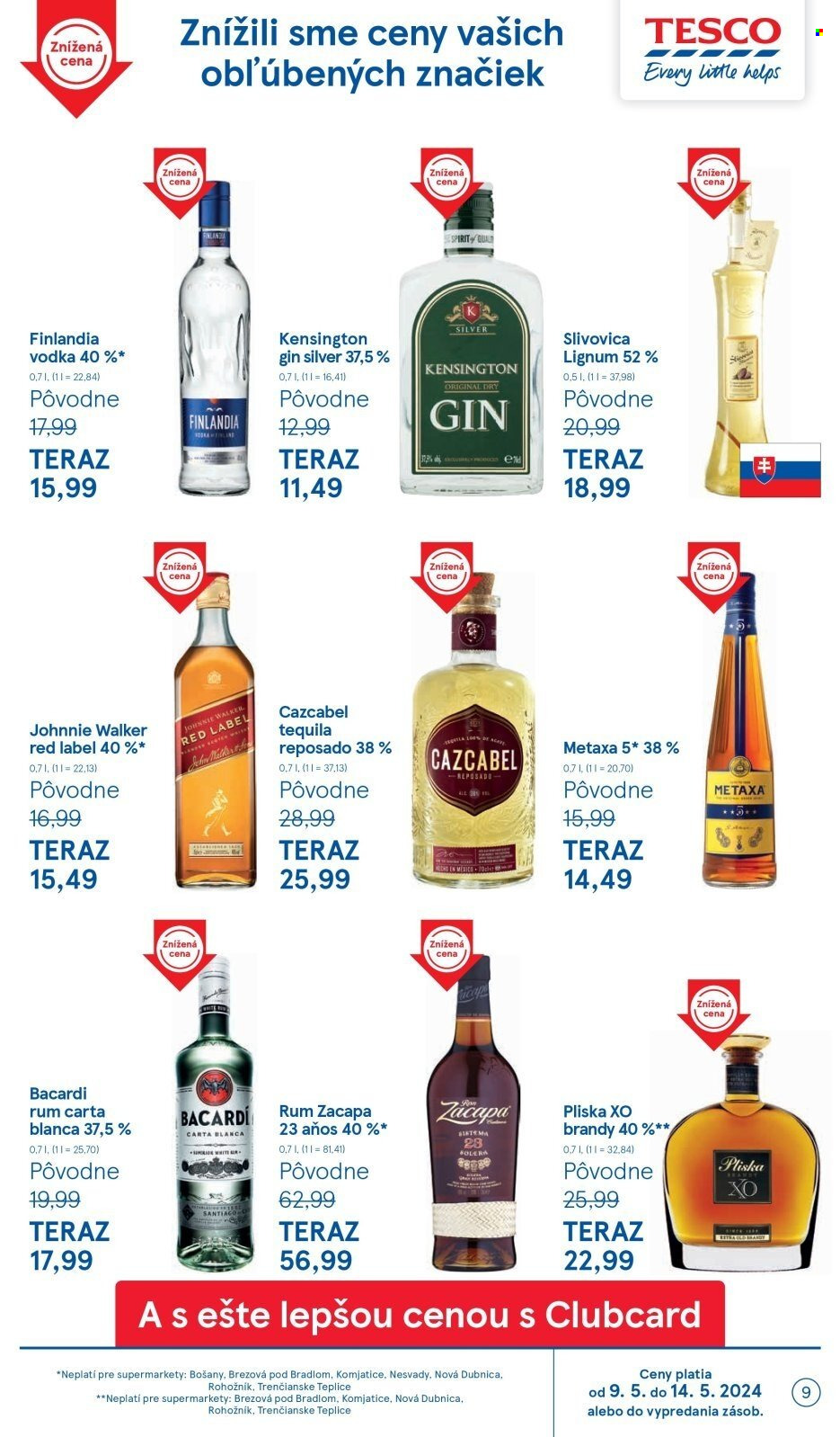Leták TESCO supermarket - 9.5.2024 - 14.5.2024. Strana 9