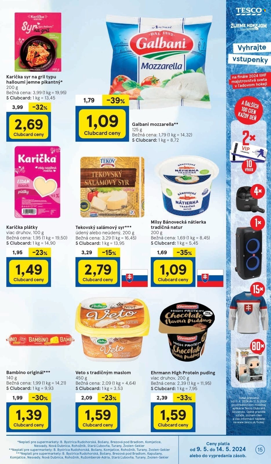 Leták TESCO supermarket - 9.5.2024 - 14.5.2024. Strana 15