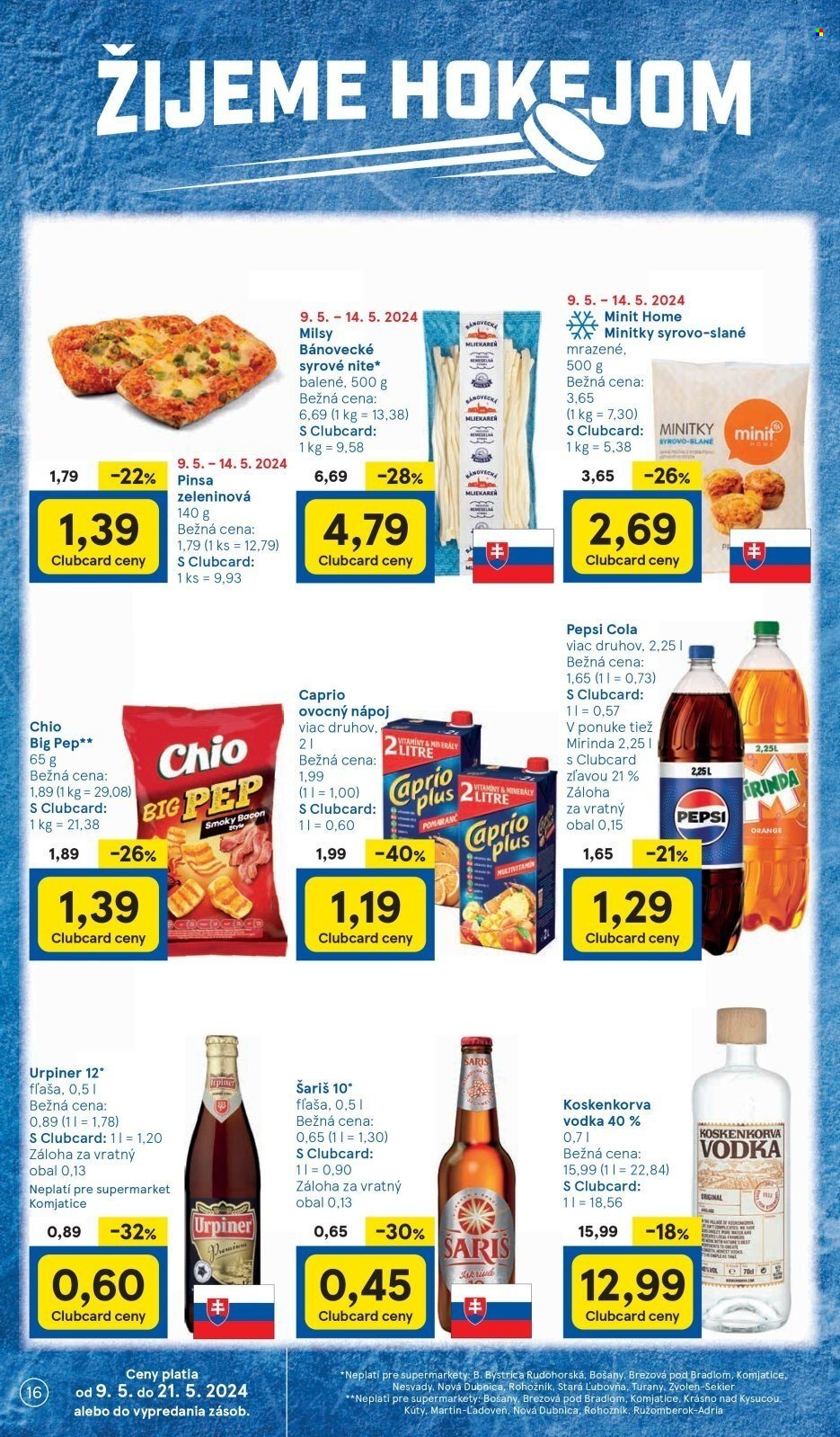 Leták TESCO supermarket - 9.5.2024 - 14.5.2024. Strana 16