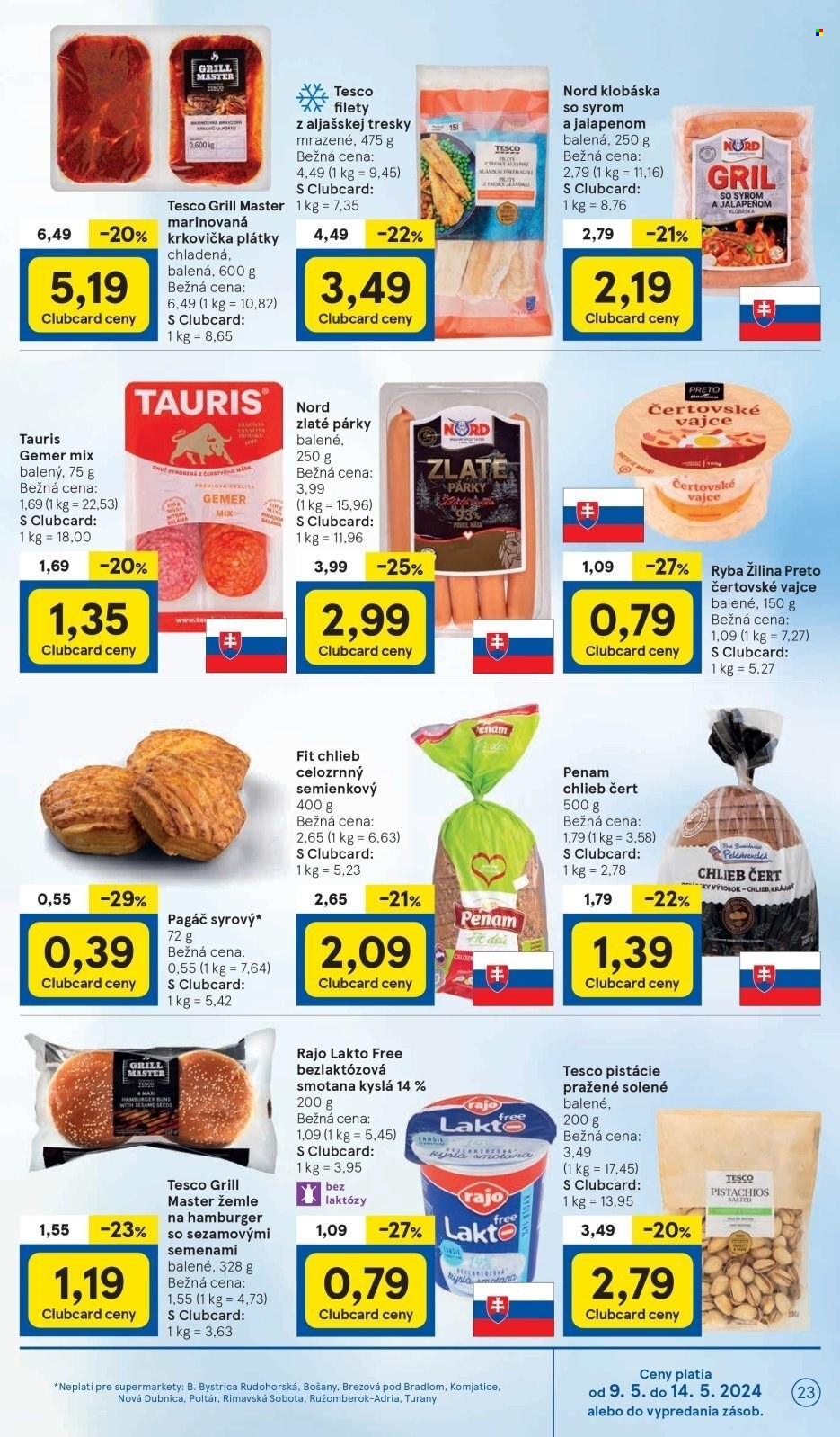 Leták TESCO supermarket - 9.5.2024 - 14.5.2024. Strana 23