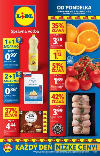 Leták Lidl - 13.5.2024 - 19.5.2024.