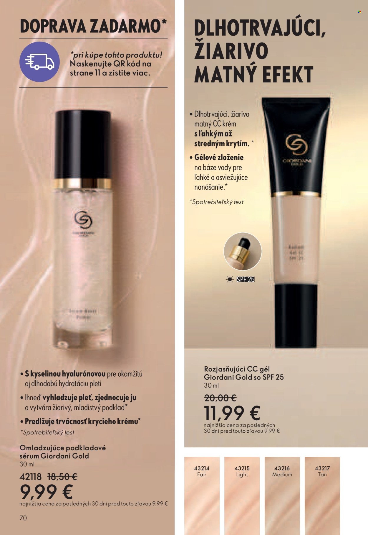Leták Oriflame - 28.5.2024 - 17.6.2024. Strana 70