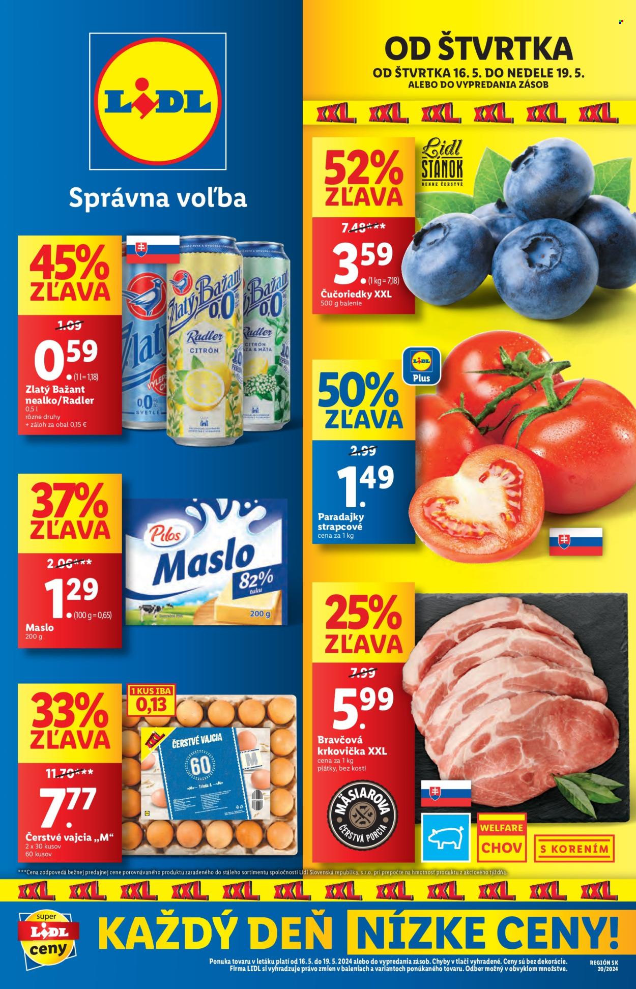 Leták Lidl - 16.5.2024 - 19.5.2024. Strana 1
