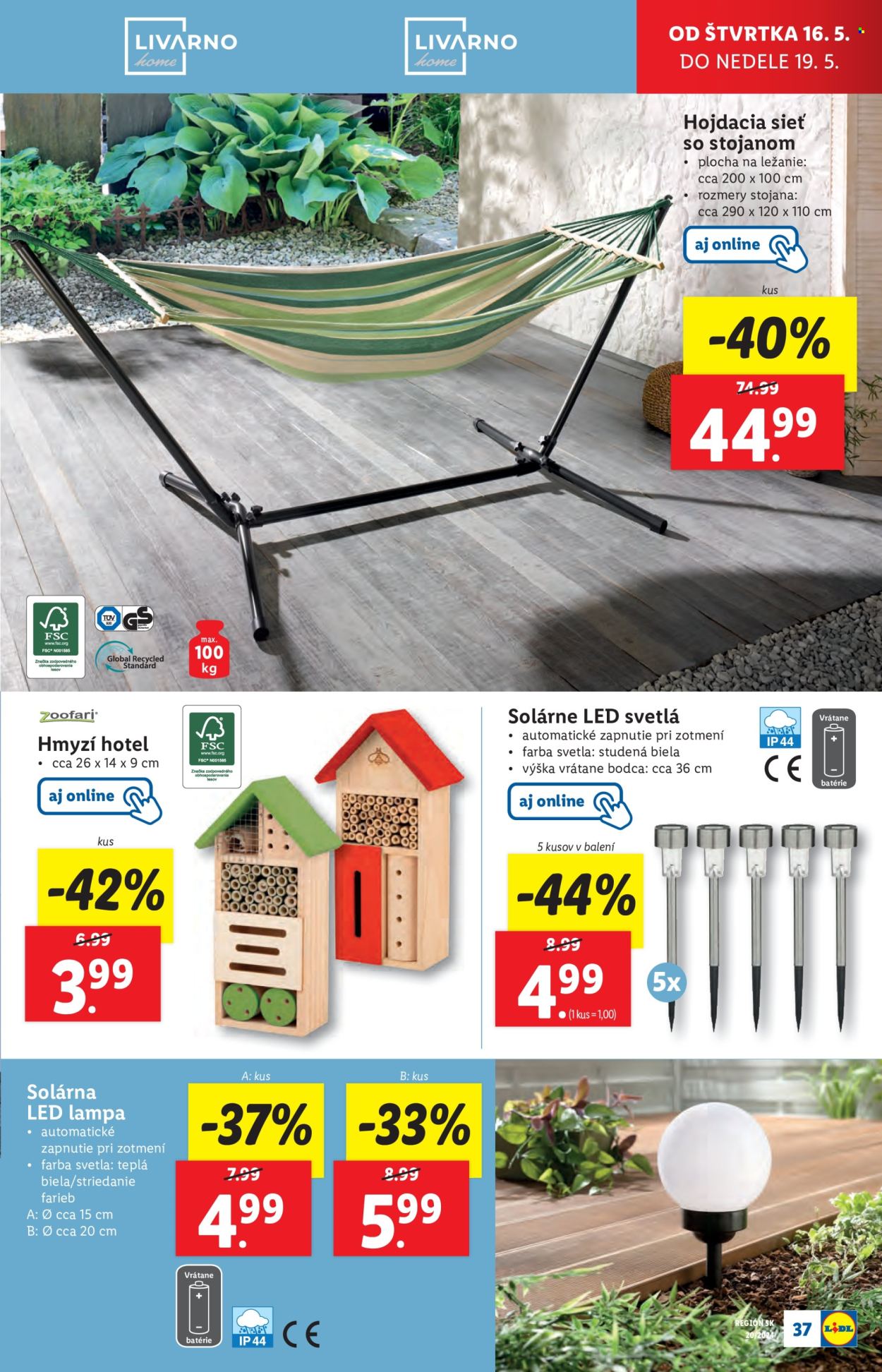 Leták Lidl - 16.5.2024 - 19.5.2024. Strana 44