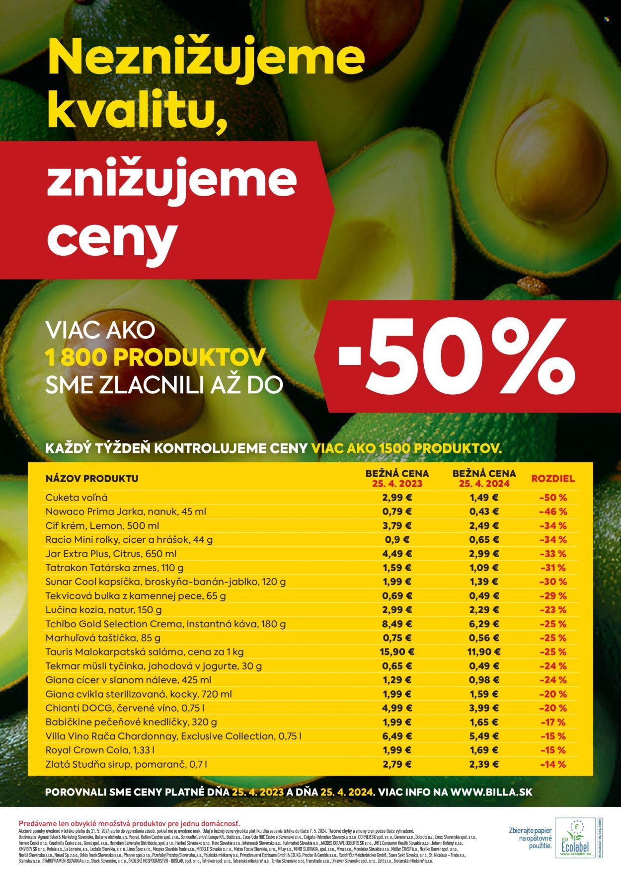 Leták Billa - 15.5.2024 - 21.5.2024. Strana 20
