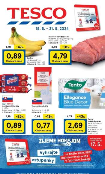 Leták TESCO - 15.5.2024 - 21.5.2024.