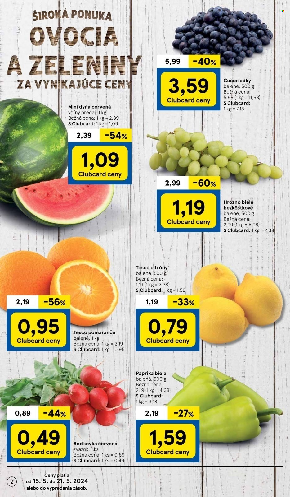 Leták TESCO - 15.5.2024 - 21.5.2024. Strana 2