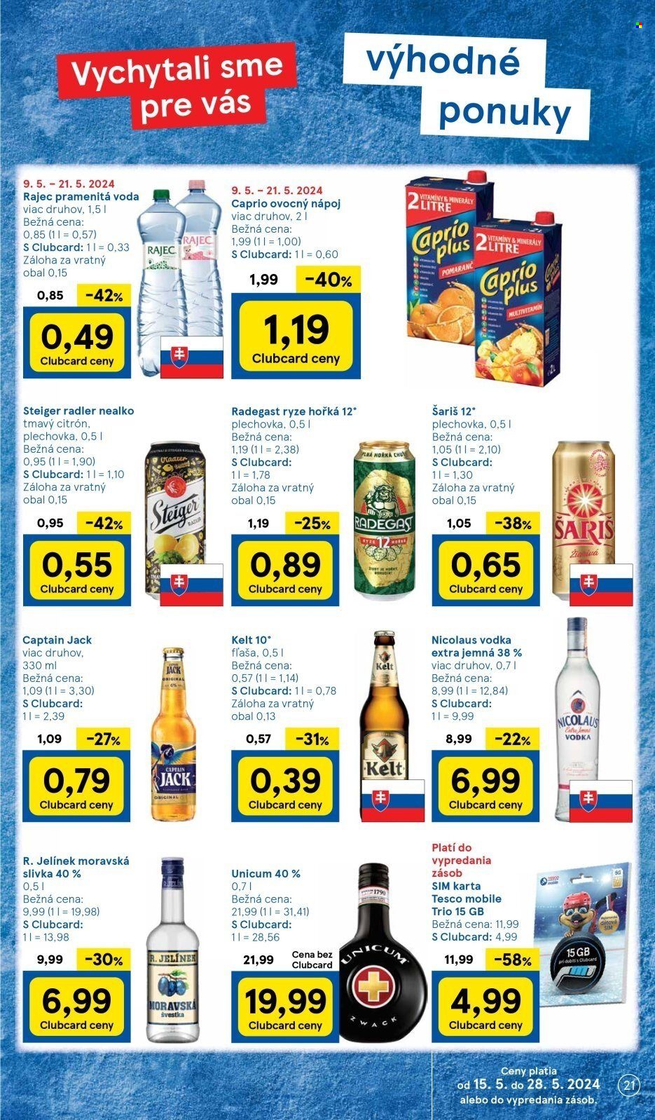Leták TESCO - 15.5.2024 - 21.5.2024. Strana 21