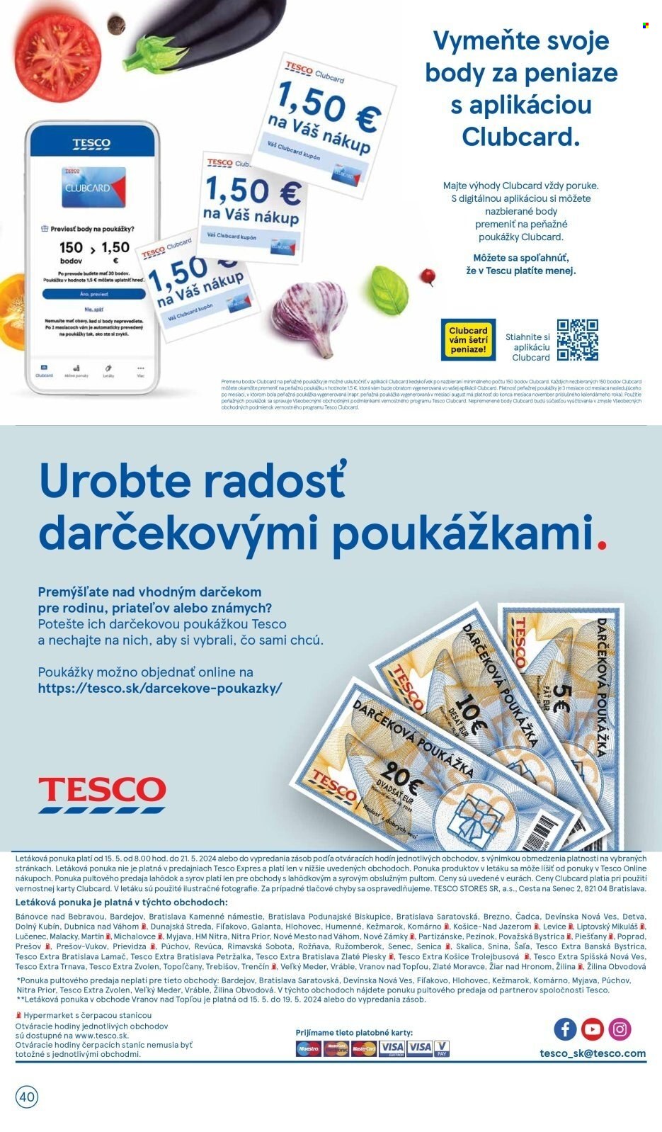 Leták TESCO - 15.5.2024 - 21.5.2024. Strana 40