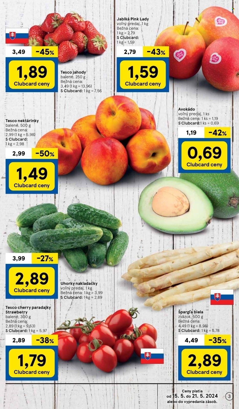 Leták TESCO supermarket - 15.5.2024 - 21.5.2024. Strana 3