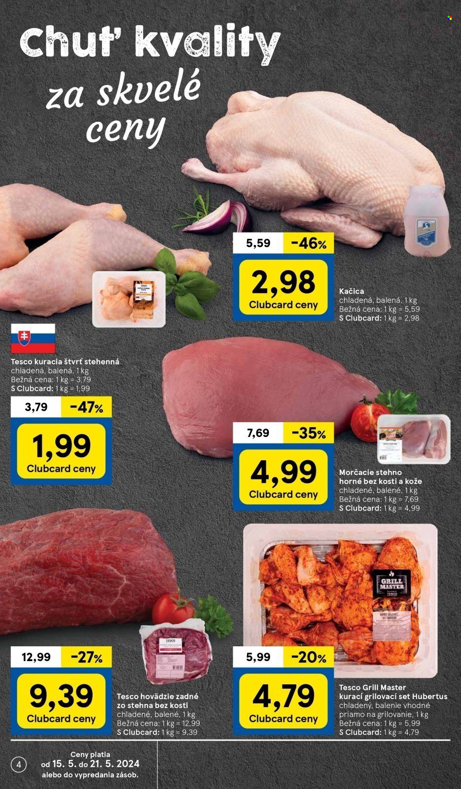 Leták TESCO supermarket - 15.5.2024 - 21.5.2024. Strana 4