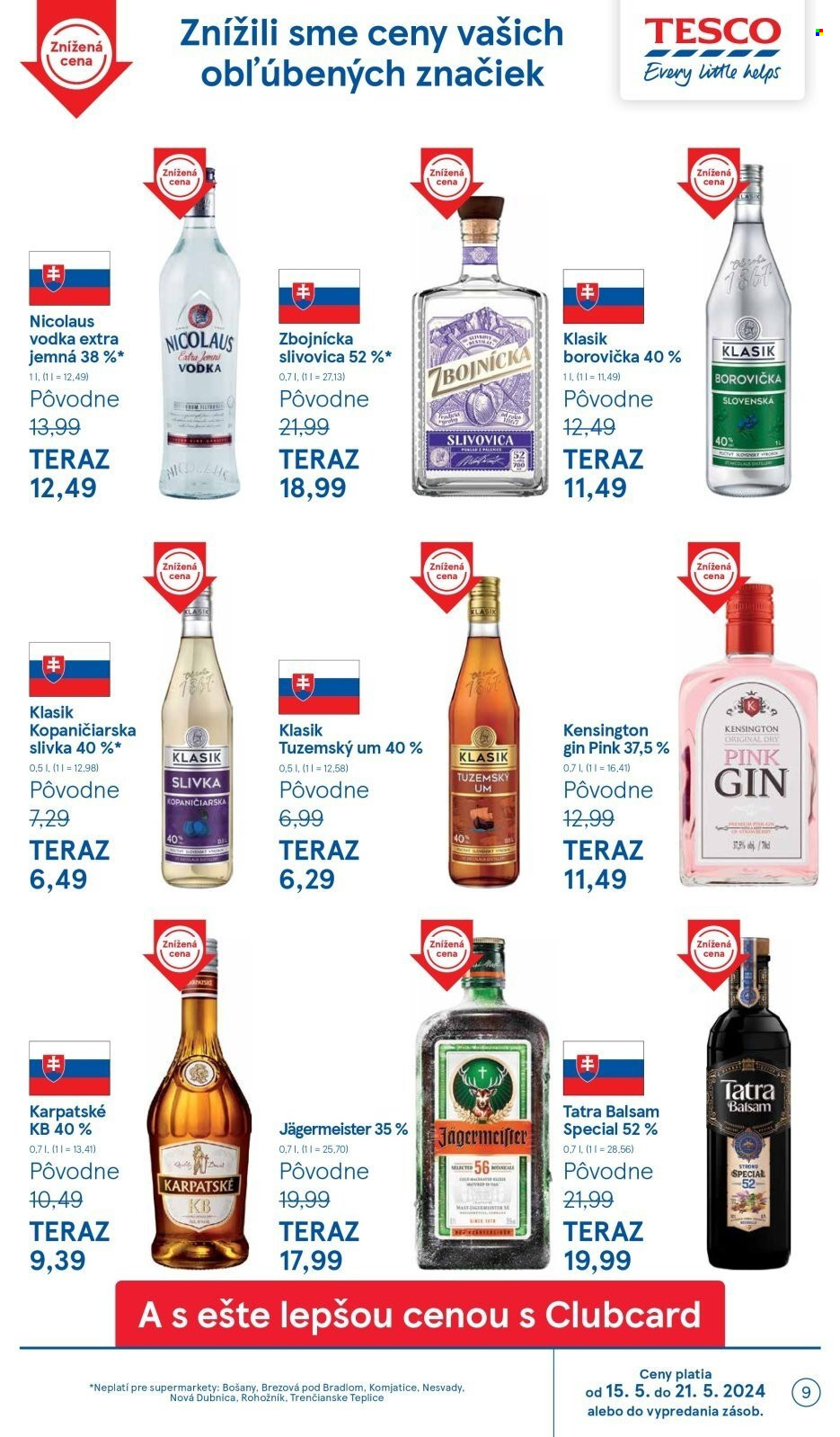 Leták TESCO supermarket - 15.5.2024 - 21.5.2024. Strana 9