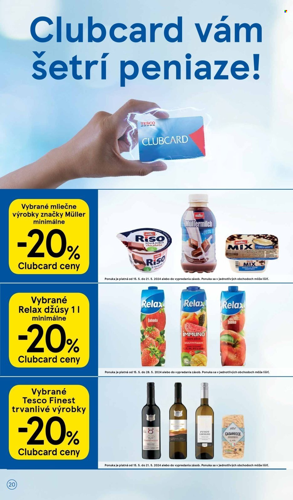 Leták TESCO supermarket - 15.5.2024 - 21.5.2024. Strana 20