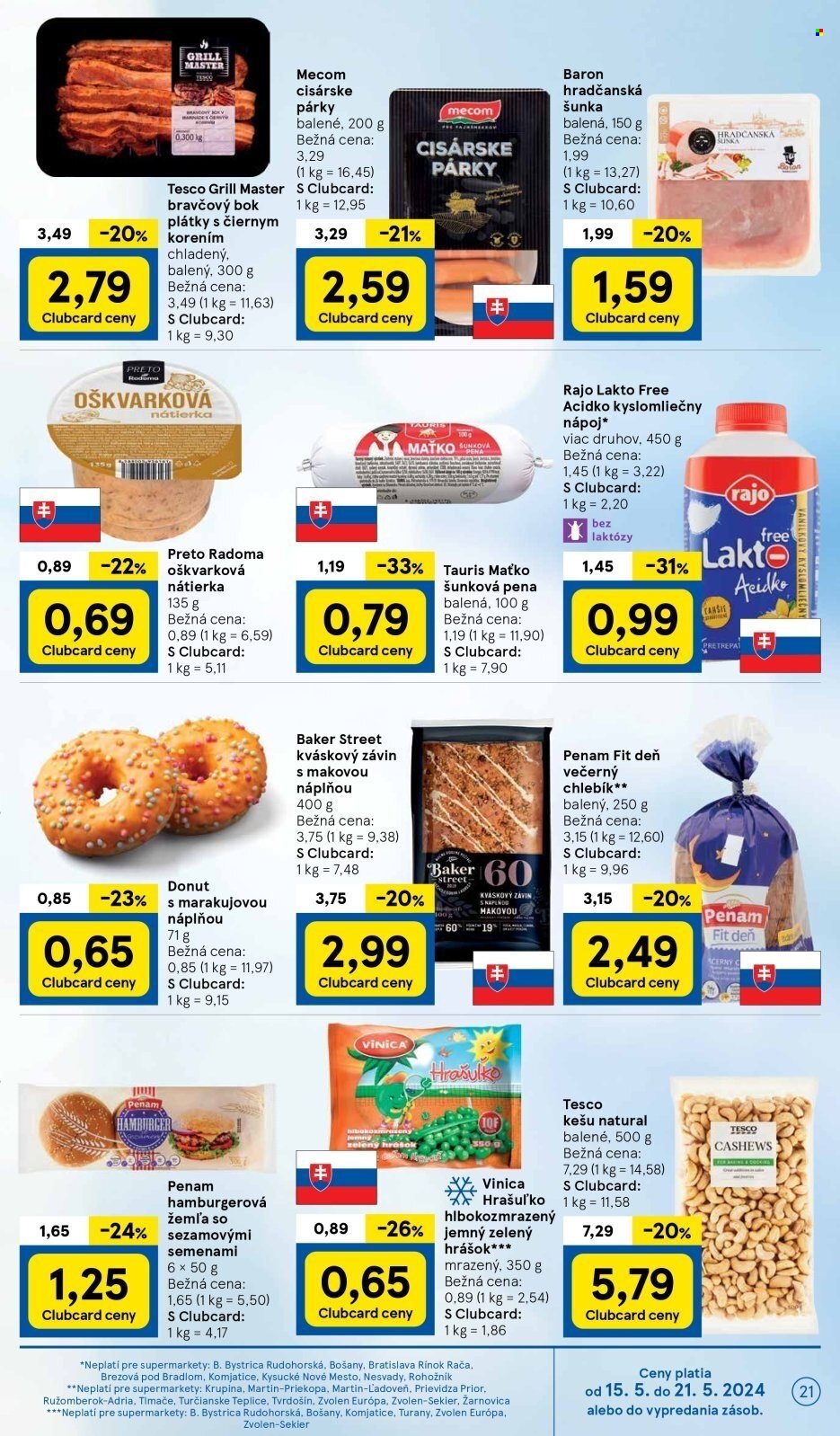 Leták TESCO supermarket - 15.5.2024 - 21.5.2024. Strana 21
