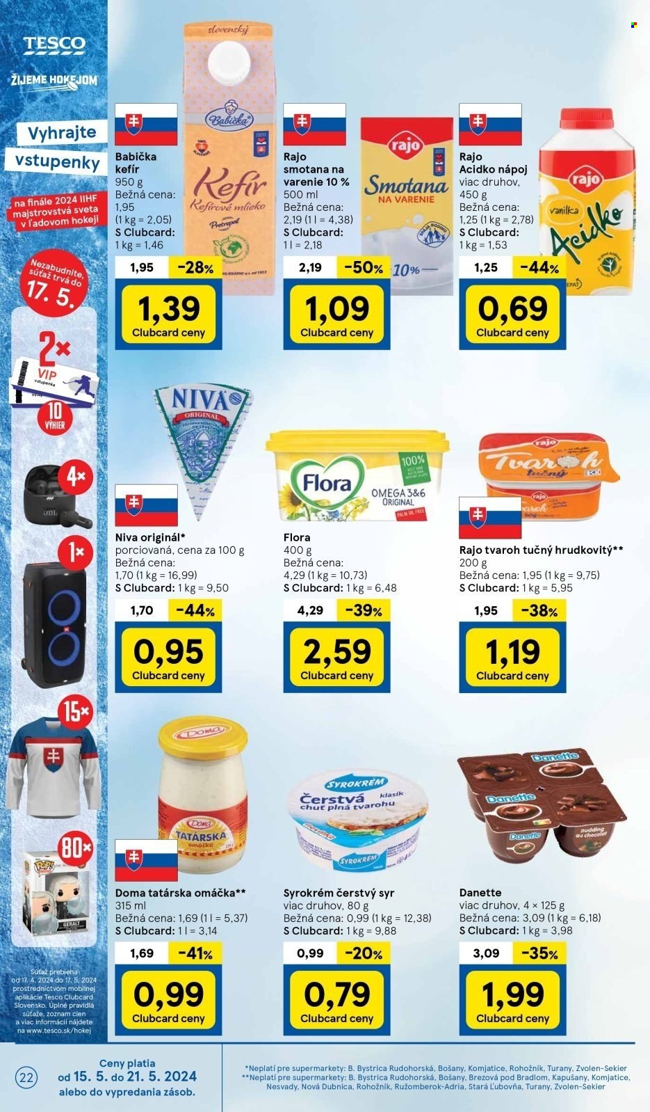 Leták TESCO supermarket - 15.5.2024 - 21.5.2024. Strana 22