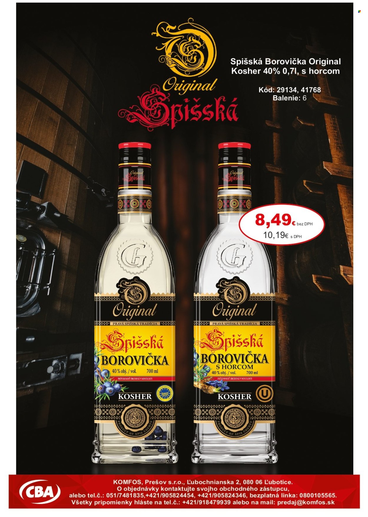 Leták CBA Komfos - 17.5.2024 - 30.5.2024. Strana 15
