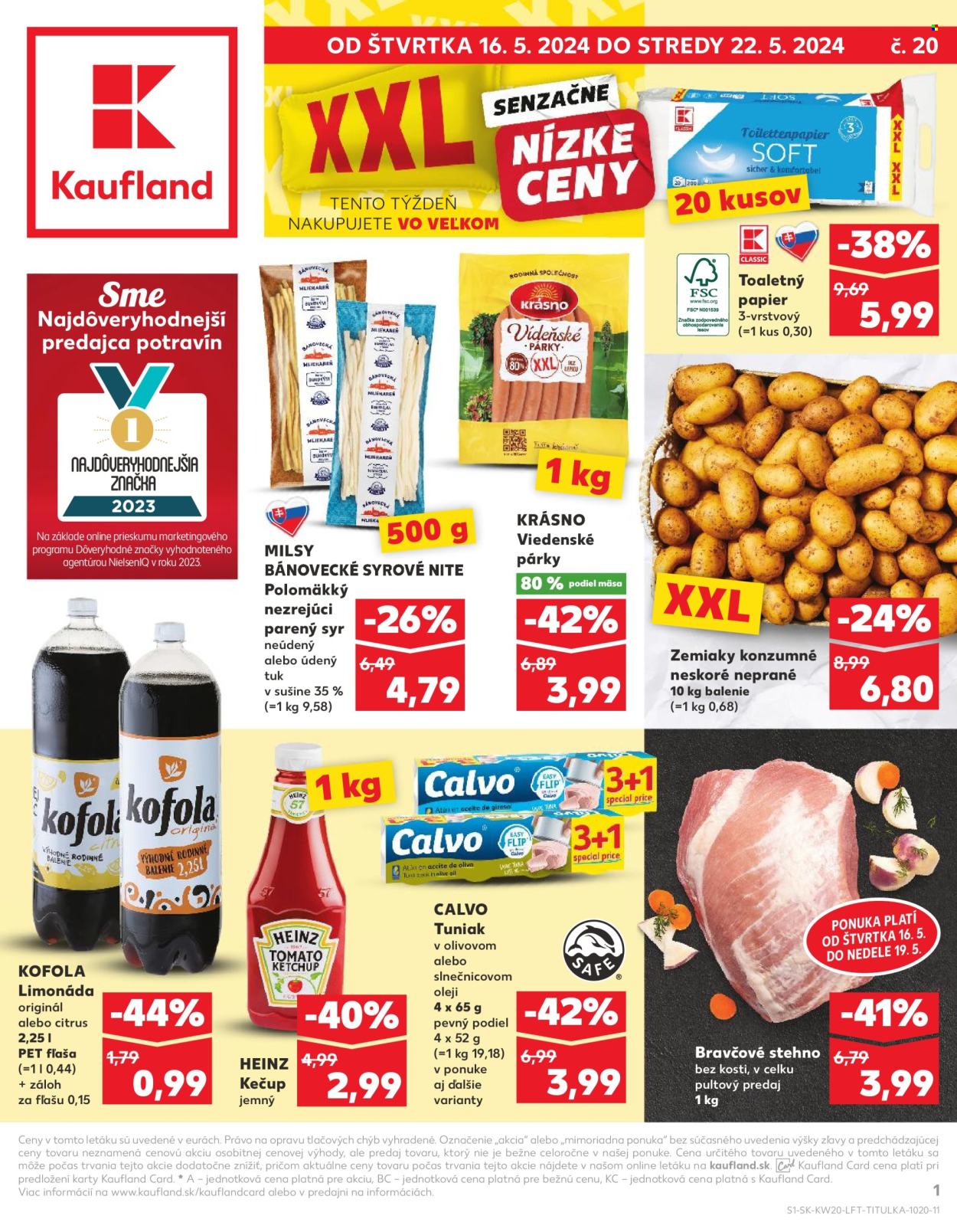 Leták Kaufland - 16.5.2024 - 22.5.2024. Strana 1