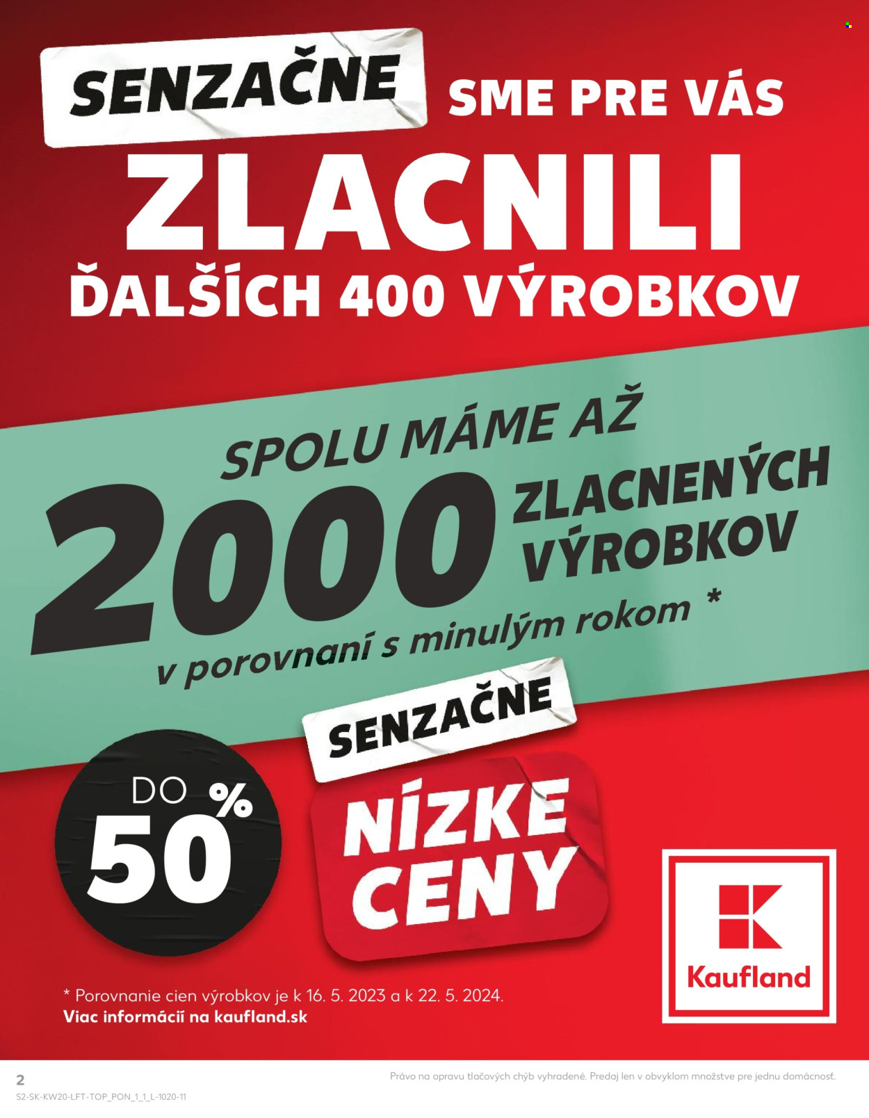 Leták Kaufland - 16.5.2024 - 22.5.2024. Strana 2