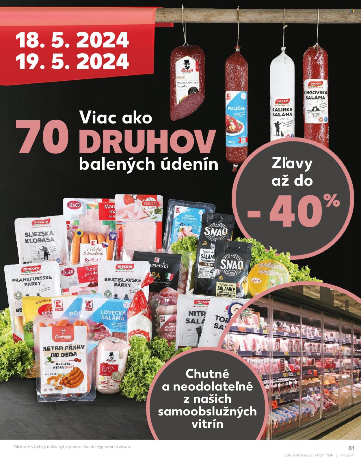 Leták Kaufland - 16.5.2024 - 22.5.2024. Strana 81