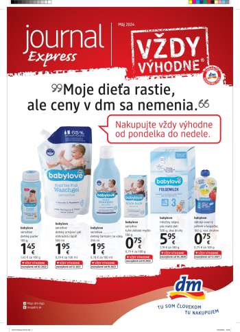 Leták dm drogerie - 1.5.2024 - 31.5.2024.