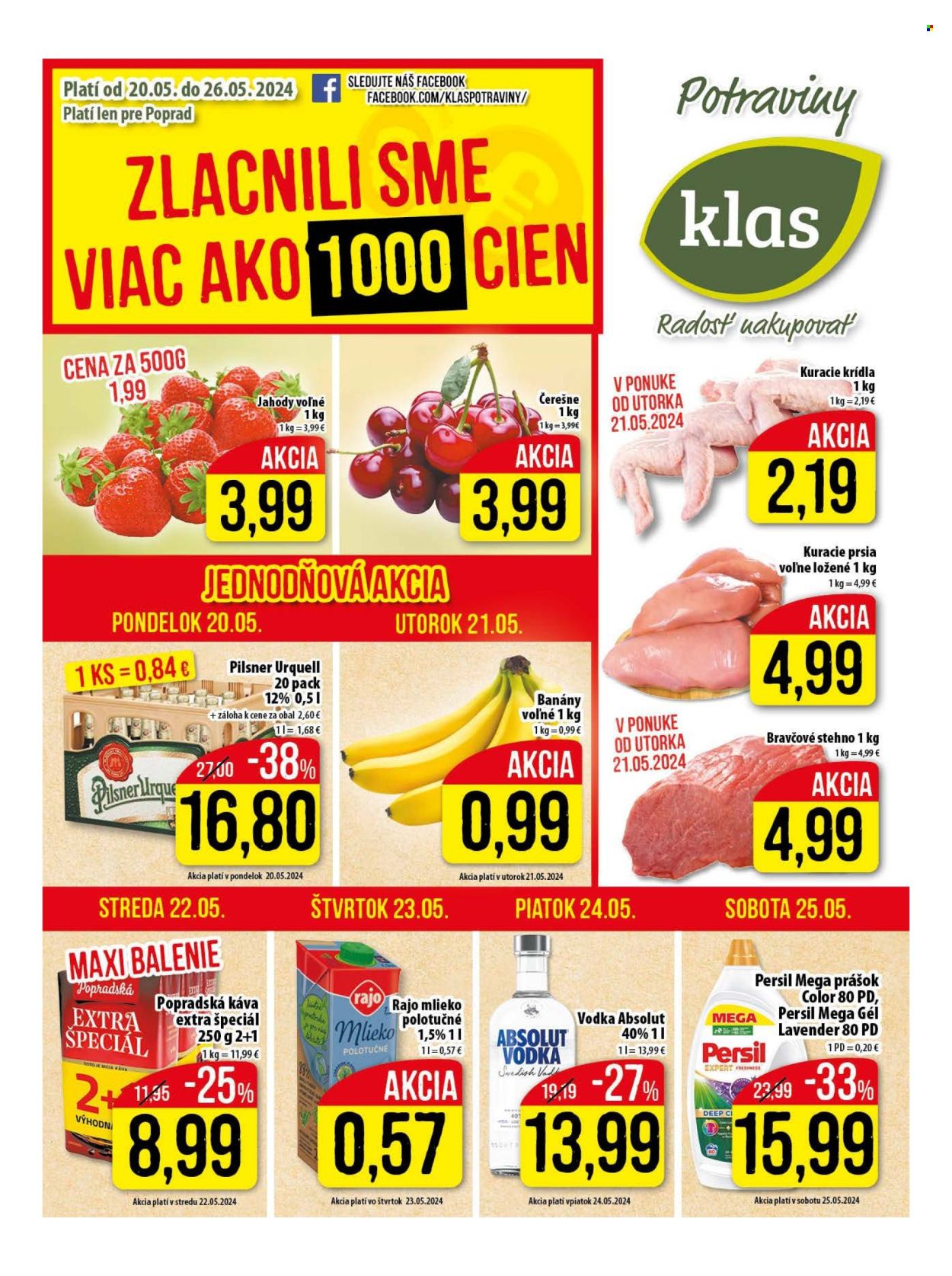 Leták Klas - 20.5.2024 - 26.5.2024. Strana 1