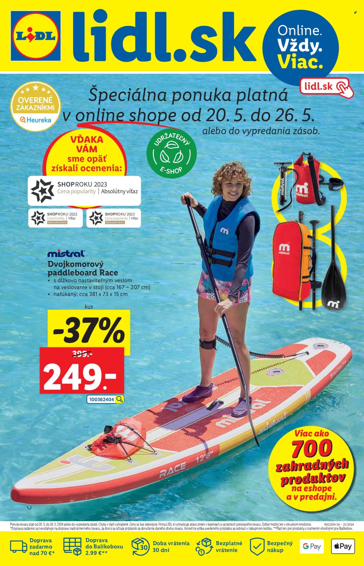 Leták Lidl - 20.5.2024 - 26.5.2024. Strana 1