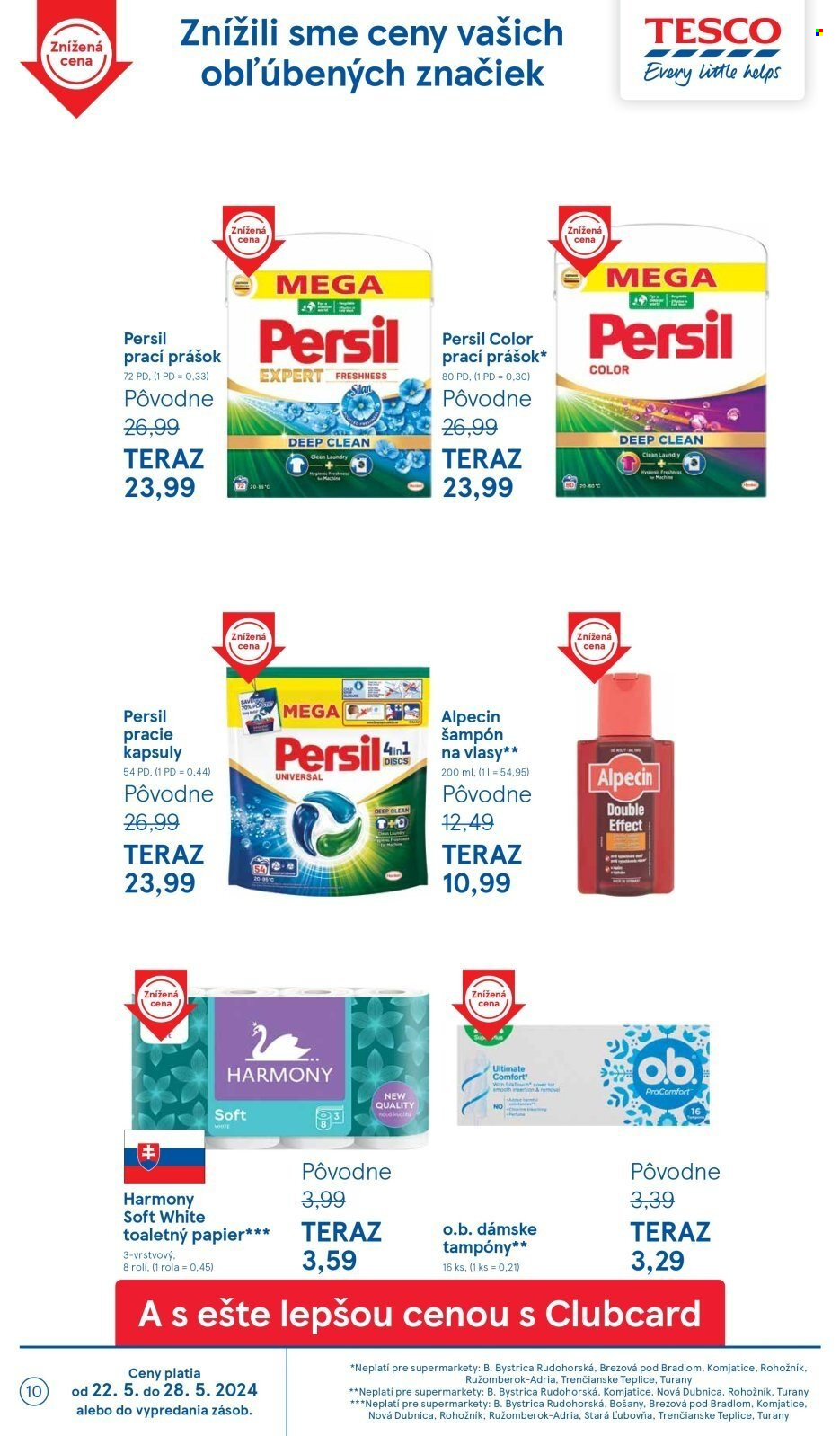 Leták TESCO supermarket - 22.5.2024 - 28.5.2024. Strana 10