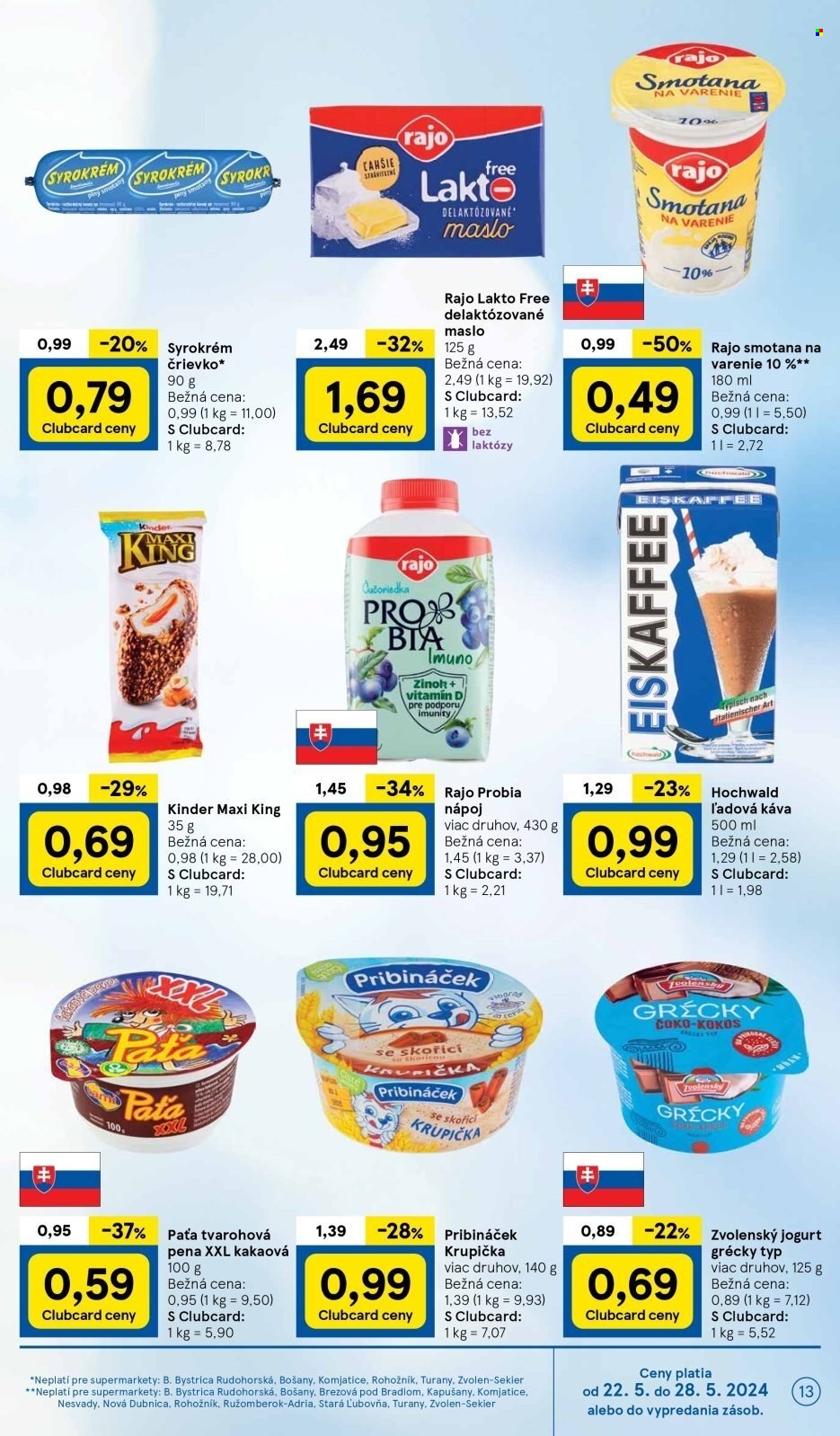 Leták TESCO supermarket - 22.5.2024 - 28.5.2024. Strana 13