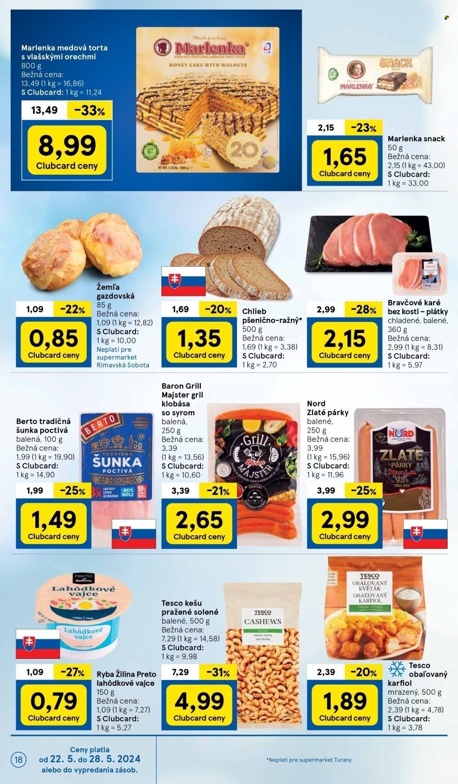 Leták TESCO supermarket - 22.5.2024 - 28.5.2024. Strana 18