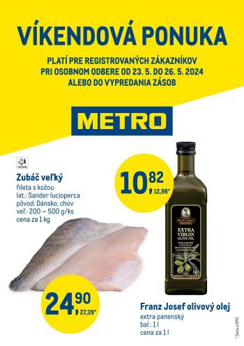 Leták Metro - 23.5.2024 - 26.5.2024.
