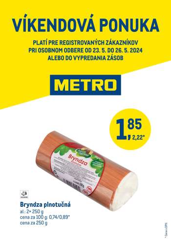 Leták Metro - 23.5.2024 - 26.5.2024.