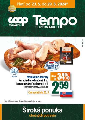 Leták COOP Jednota - 23.5.2024 - 29.5.2024.