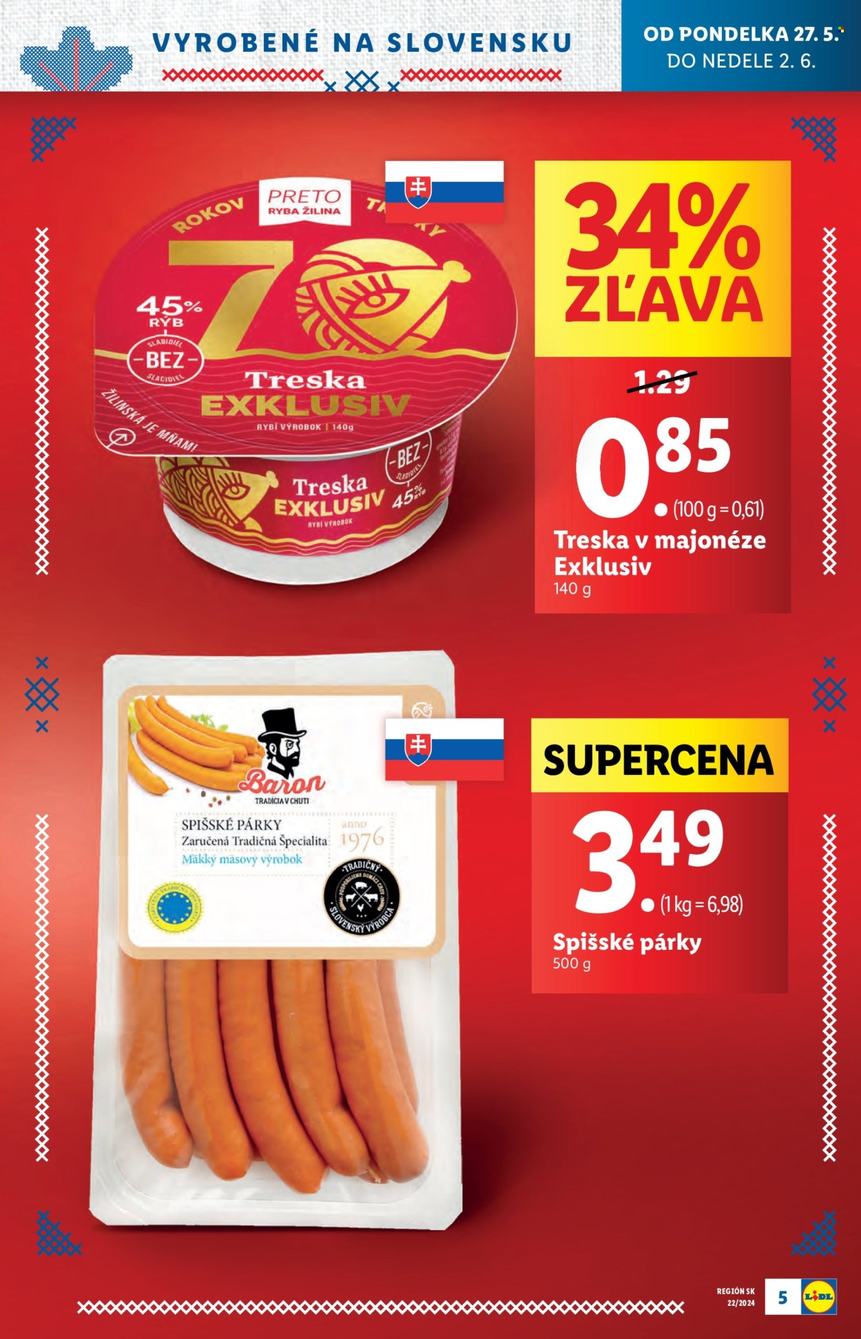 Leták Lidl - 27.5.2024 - 2.6.2024. Strana 5