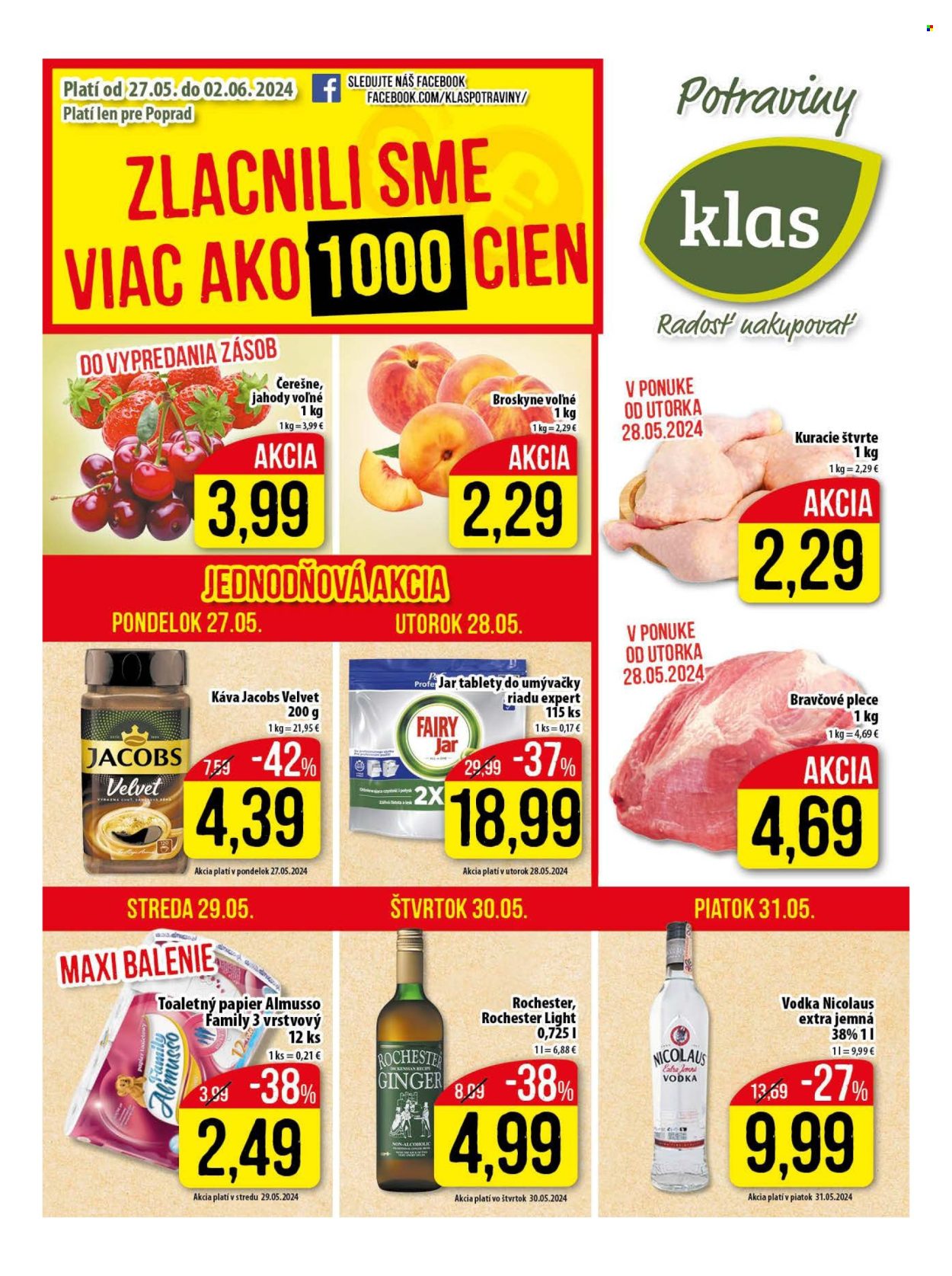 Leták Klas - 27.5.2024 - 2.6.2024. Strana 1