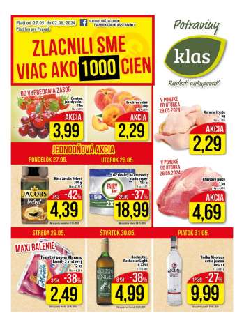Leták Klas - 27.5.2024 - 2.6.2024.