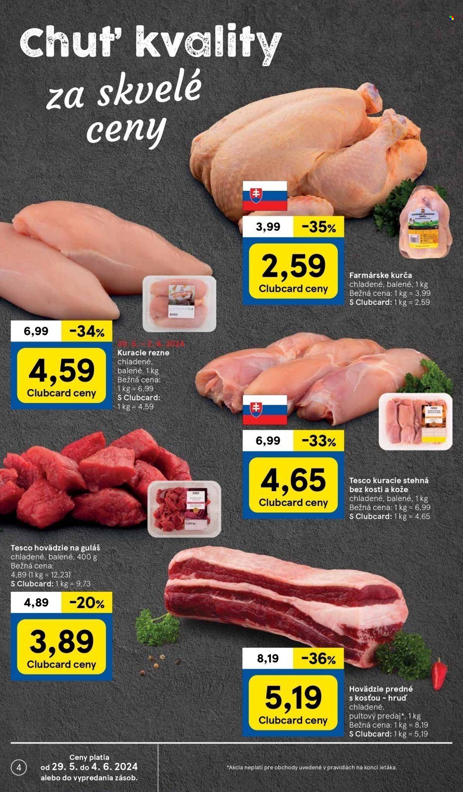 Leták TESCO - 29.5.2024 - 4.6.2024. Strana 4
