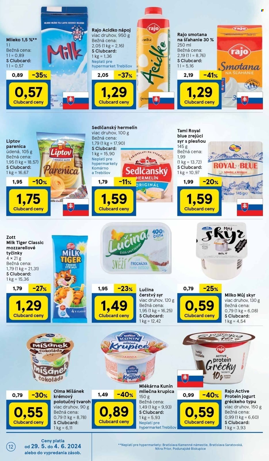 Leták TESCO - 29.5.2024 - 4.6.2024. Strana 12