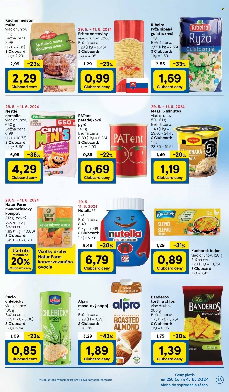 Leták TESCO - 29.5.2024 - 4.6.2024. Strana 13