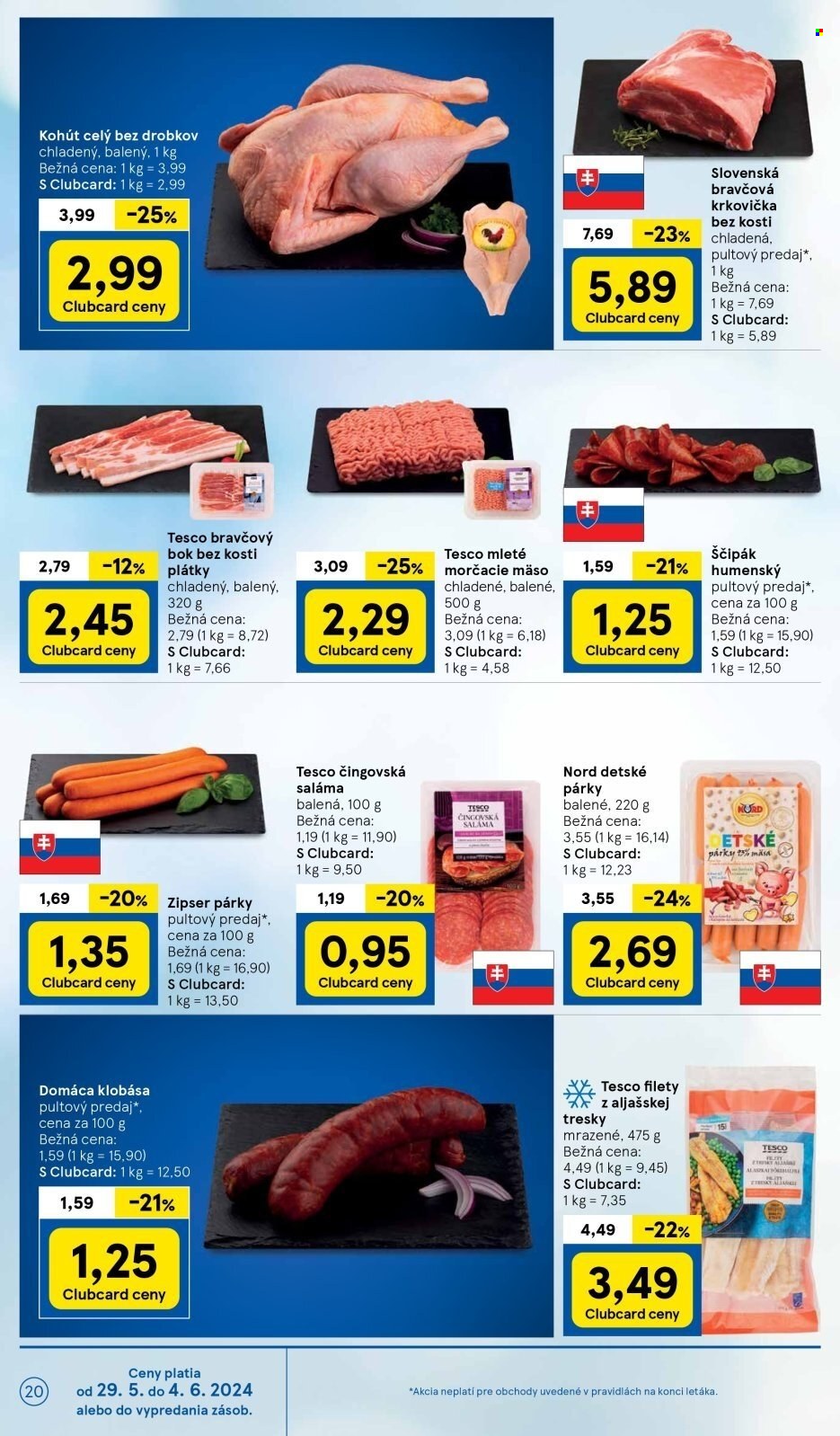 Leták TESCO - 29.5.2024 - 4.6.2024. Strana 20