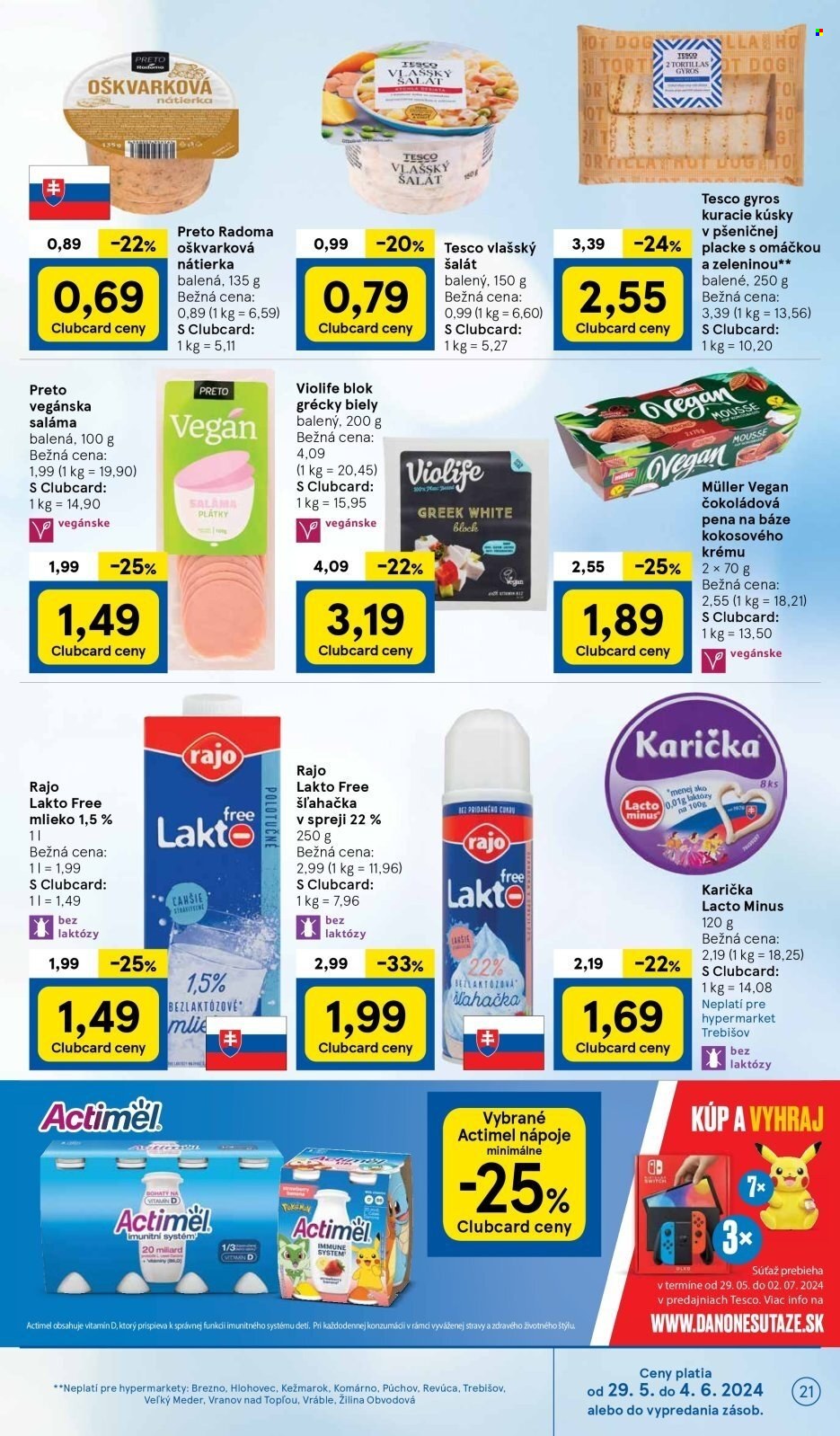 Leták TESCO - 29.5.2024 - 4.6.2024. Strana 21