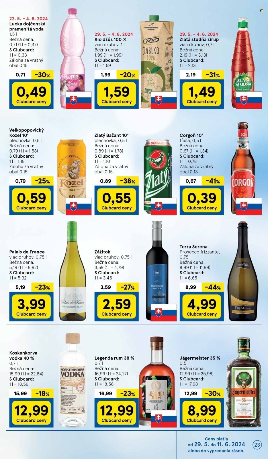 Leták TESCO - 29.5.2024 - 4.6.2024. Strana 23