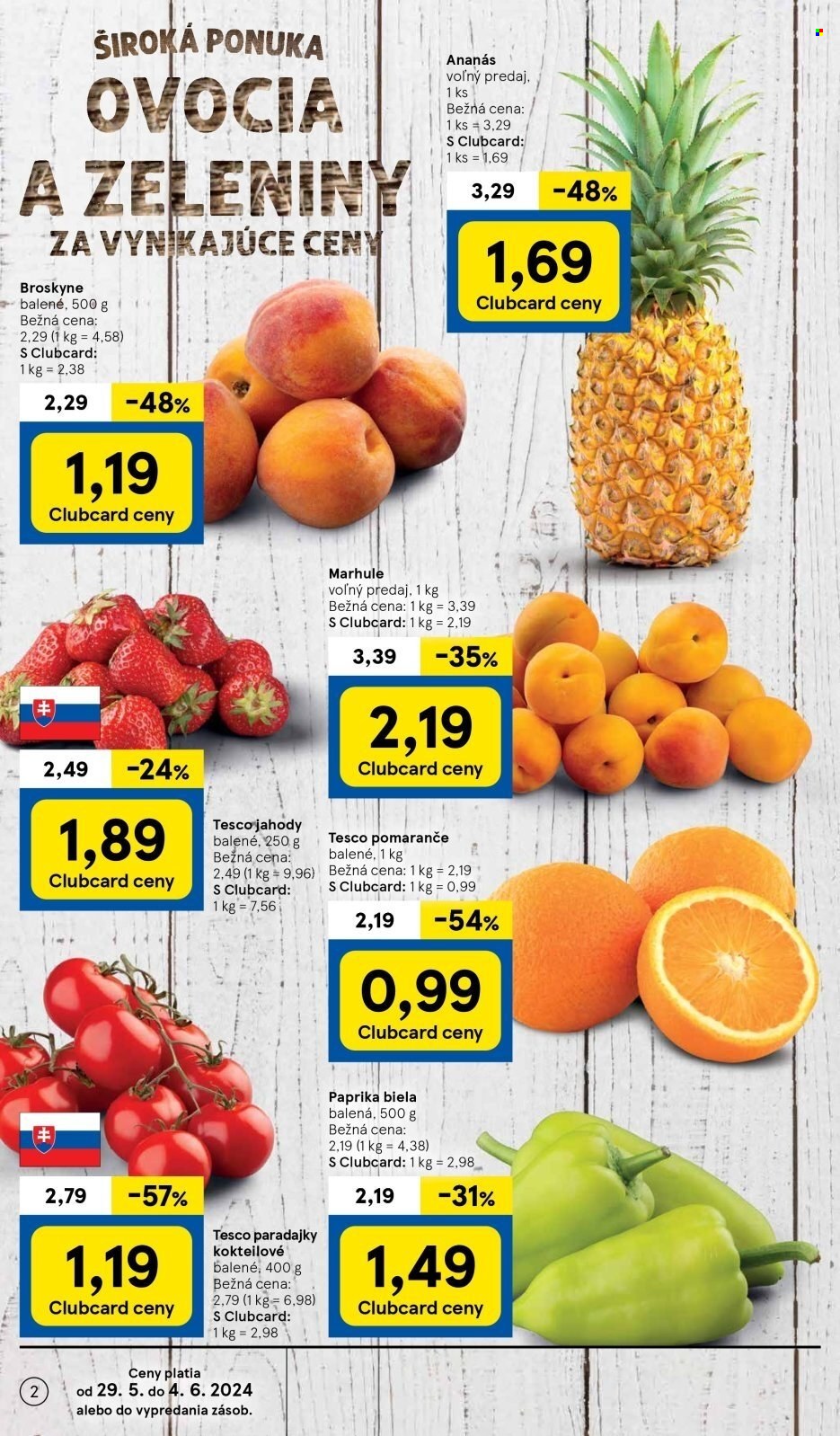 Leták TESCO supermarket - 29.5.2024 - 4.6.2024. Strana 2