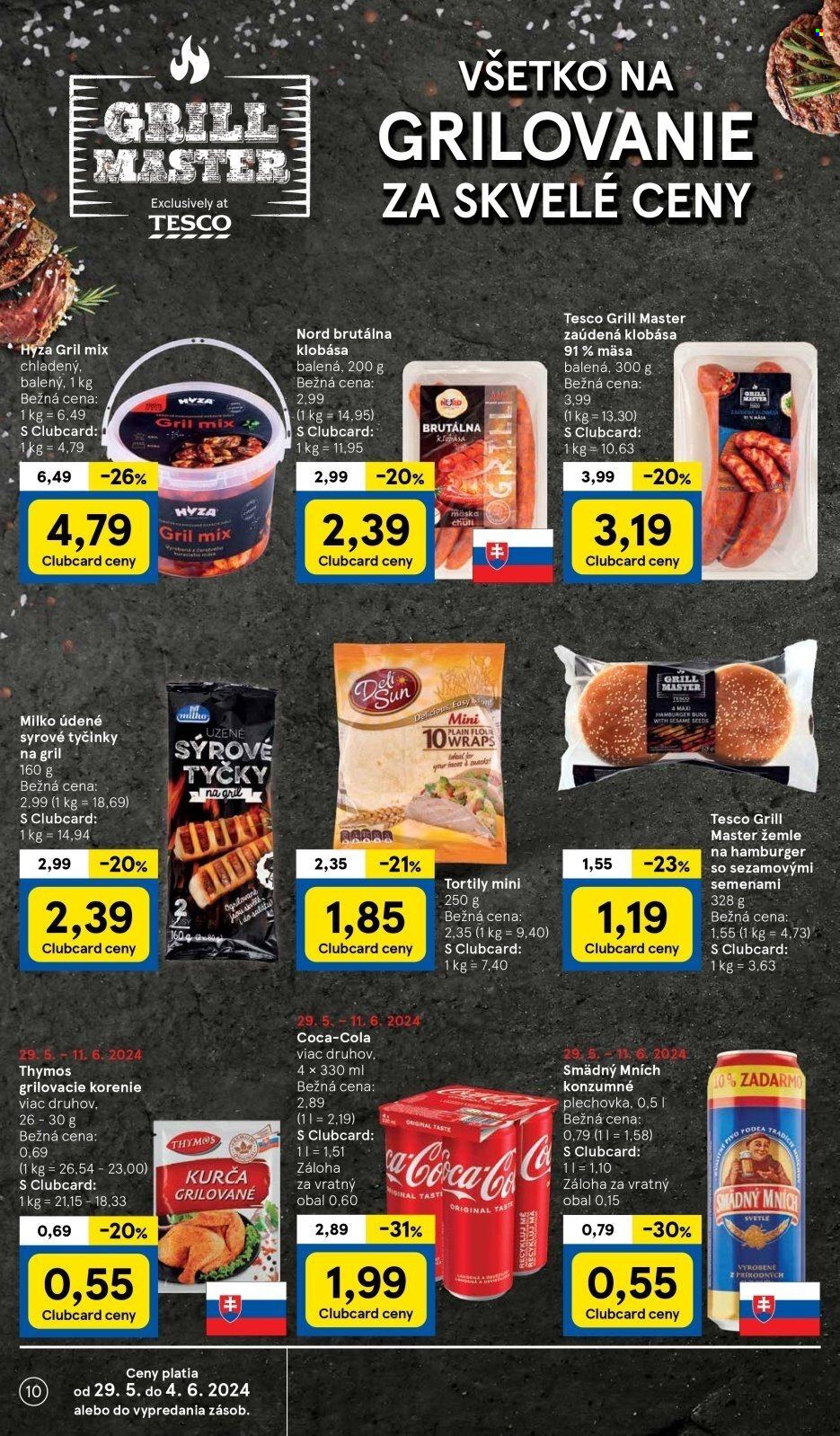 Leták TESCO supermarket - 29.5.2024 - 4.6.2024. Strana 10