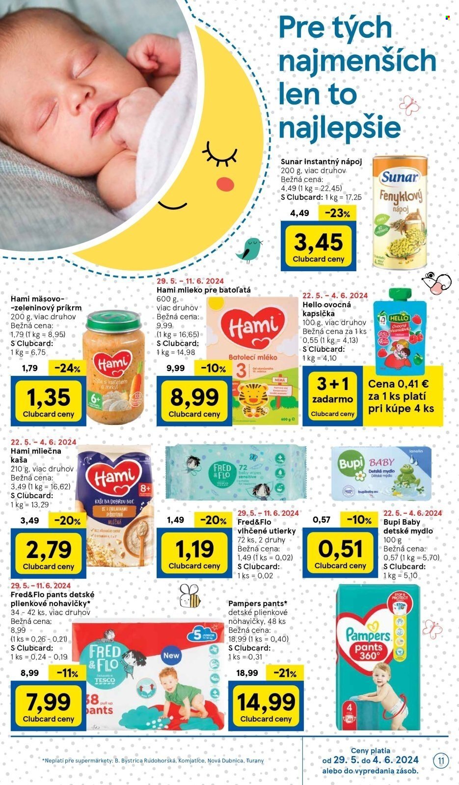 Leták TESCO supermarket - 29.5.2024 - 4.6.2024. Strana 11